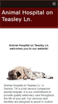 Mobile Screenshot of animalhospitalteasley.com